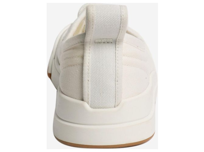 Bottega Veneta Weiße Leinenschuhe - Größe EU 39 - Ansicht 4