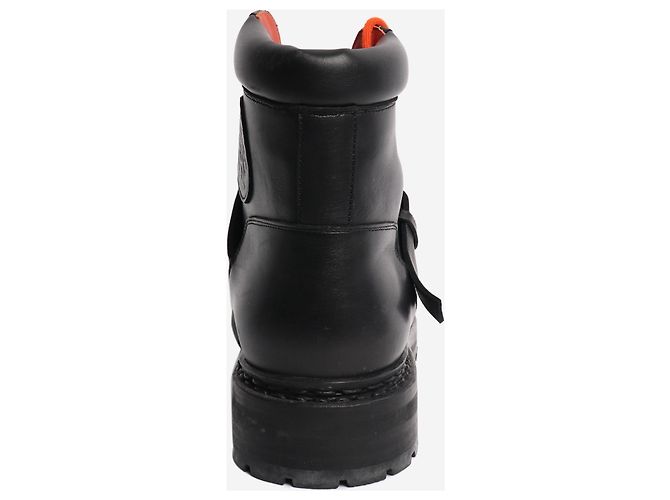 Hermès Schwarze Leder-Wanderschuhe - Größe EU 38 - Ansicht 3