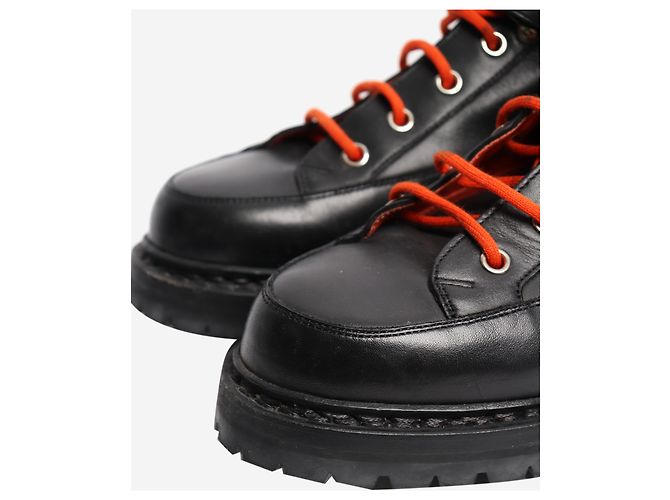 Hermès Schwarze Leder-Wanderschuhe - Größe EU 38 - Ansicht 5