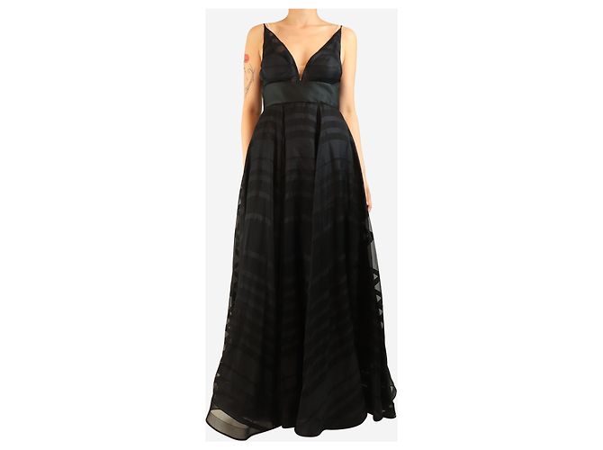 Autre Marque Schwarzes Abendkleid - Größe UK 12 - Ansicht 3