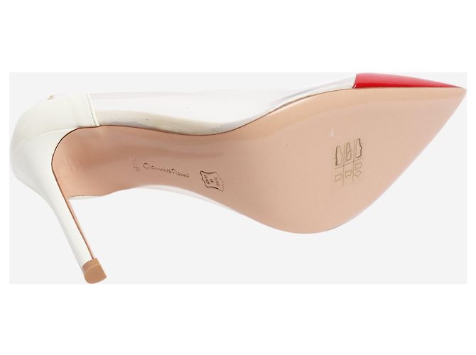 Gianvito Rossi Rote PVC-Absätze - Größe EU 37,5 (UK 4,5) - Ansicht 4