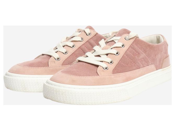 Hermès Rosa Corduroy Sneaker - Größe EU 38.5 (UK 5.5) Pink - Ansicht 2