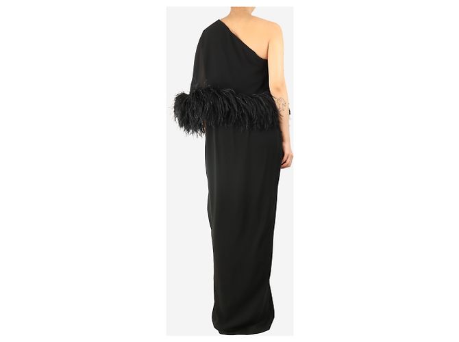 Autre Marque Schwarzes Erlen-Ein-Schulter-Kleid - Größe UK 10 - Ansicht 2