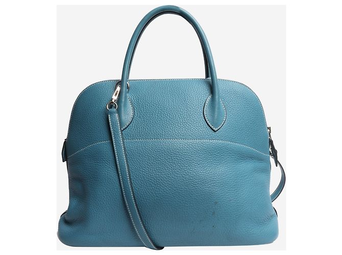 Hermès Bolide Tasche blau - Ansicht 3