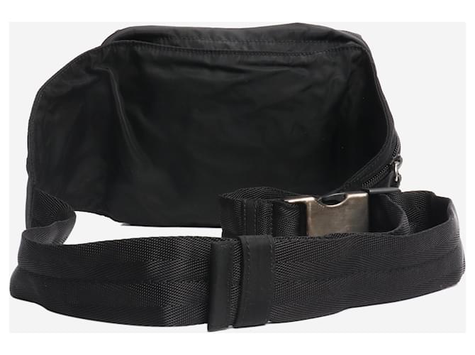 Prada Borsa a tracolla in nylon nero - vista 3