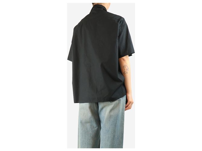 G. Kero Camisa de algodón negra - talla UK 10 Negro - vista 2