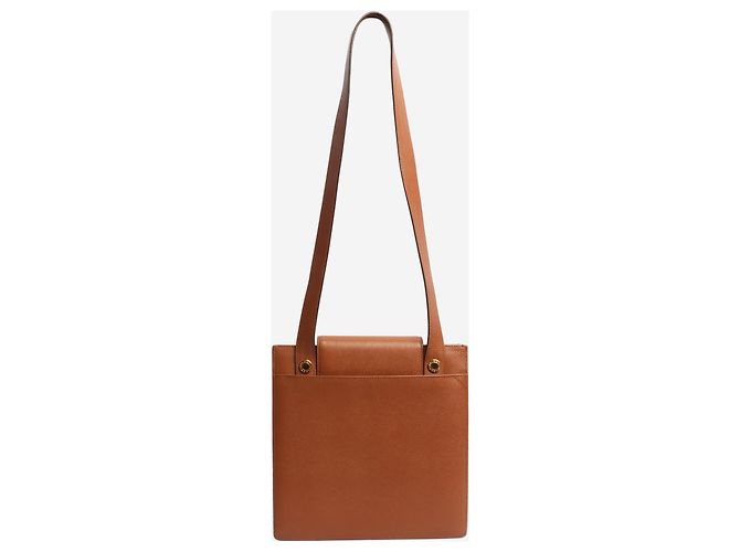 Bulgari Braune Vintage-Schultertasche - Ansicht 3