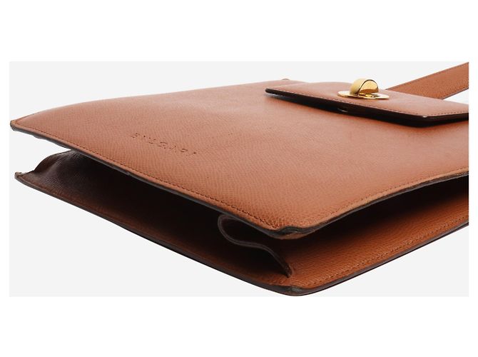 Bulgari Braune Vintage-Schultertasche - Ansicht 6