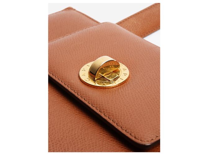 Bulgari Braune Vintage-Schultertasche - Ansicht 7