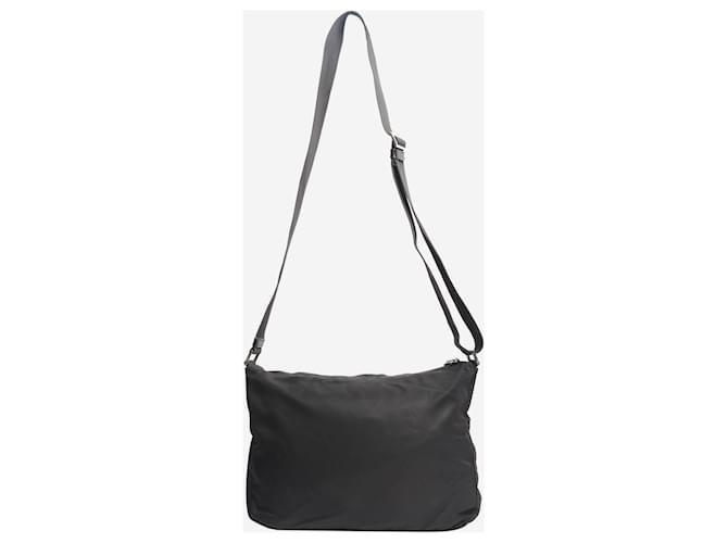 Prada Borsa a tracolla in nylon nero - vista 3
