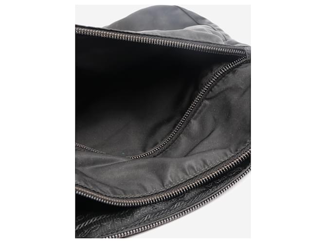 Prada Borsa a tracolla in nylon nero - vista 9