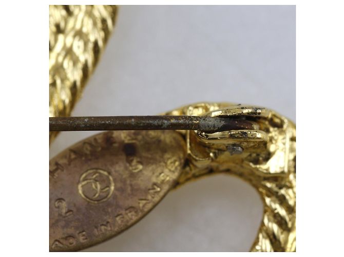Spilla vintage Chanel Clover Coco Mark - vista 5