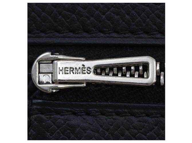 Hermès Cartera Larga Soufflé Bearn Hermes Negro - vista 11
