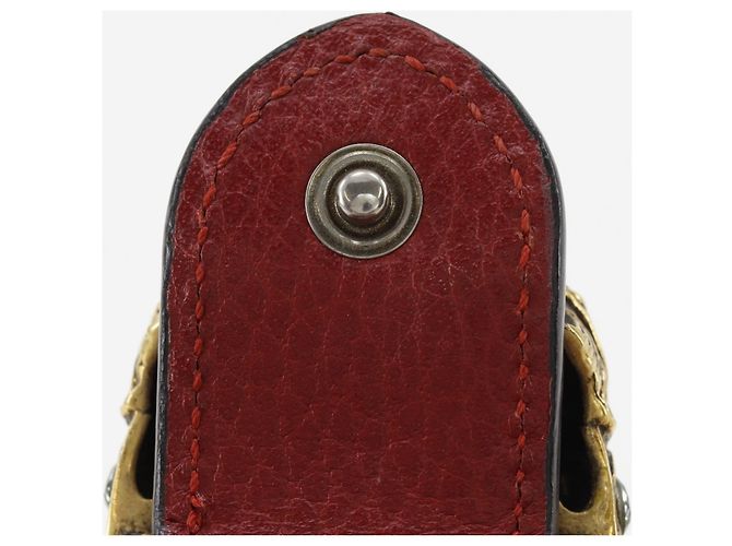 Borsa a spalla Gucci Dionysus con catena Rosso - vista 10