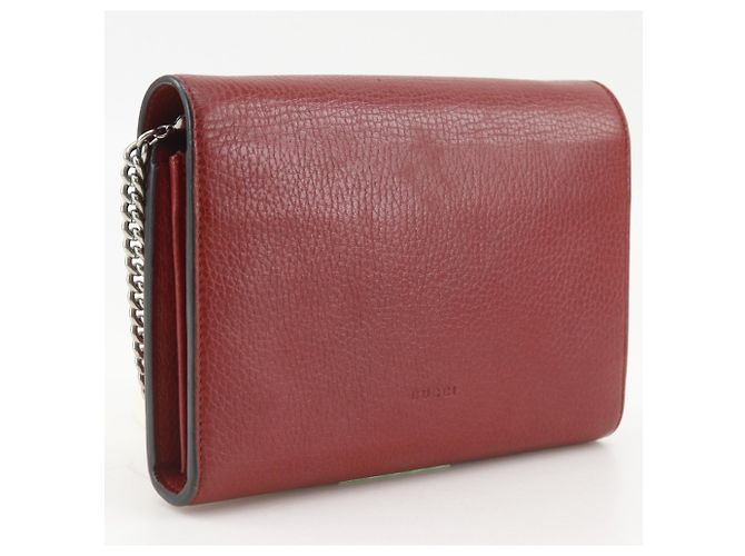 Borsa a spalla Gucci Dionysus con catena Rosso - vista 3