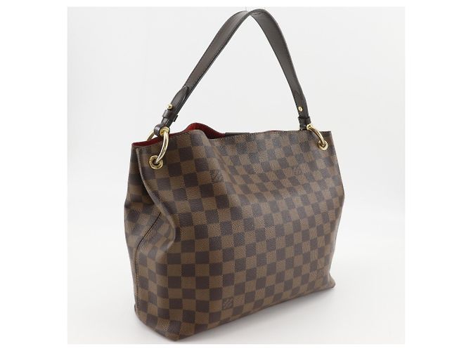 Louis Vuitton Graceful PM Schultertasche Braun - Ansicht 3