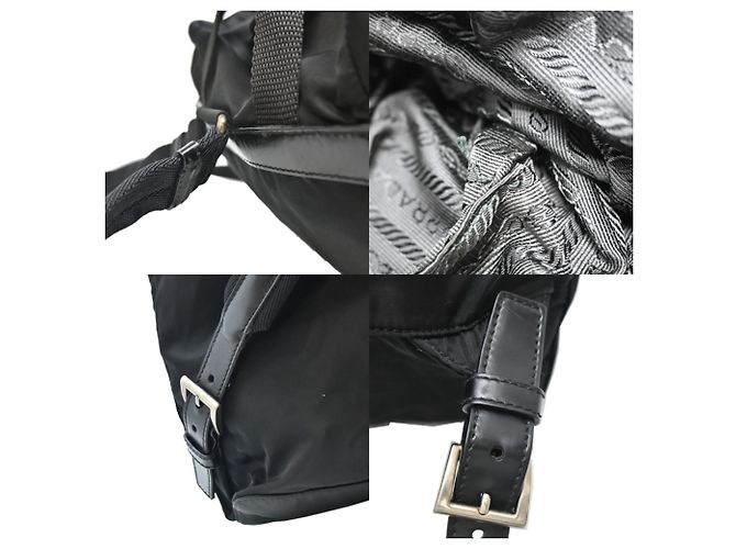 Zaino in nylon Prada per donne Nero - vista 7