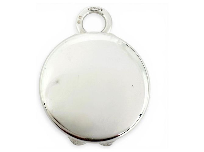Pendente in custodia per pillole vintage SV925 Hermès Argento - vista 2