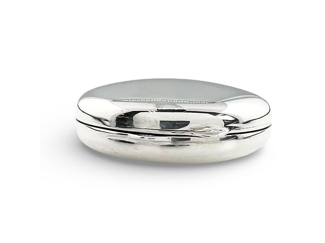 Pendente in custodia per pillole vintage SV925 Hermès Argento - vista 4