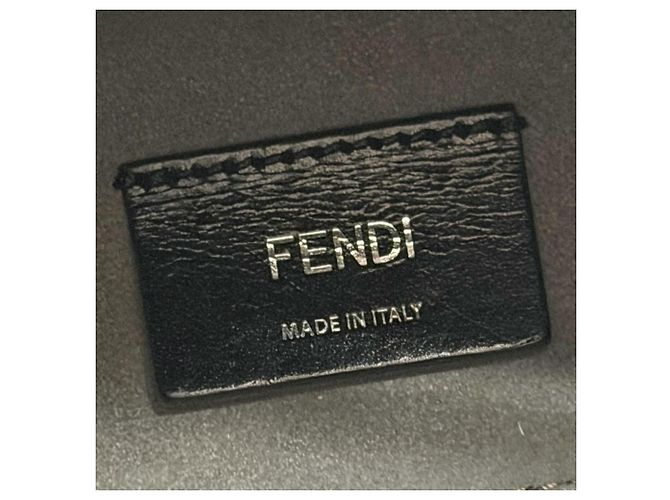 Borsa shopper in pelle Fendi Nero - vista 10