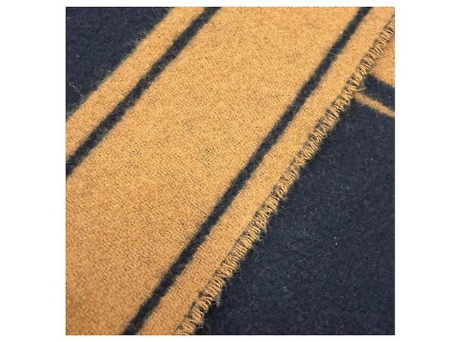 Sciarpa in cashmere con frange Clé de H di Hermès Nero - vista 4
