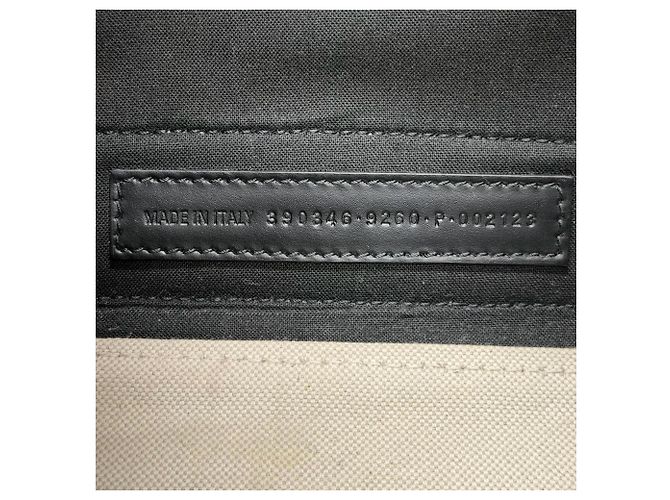 Everyday Borsa a Spalla Cabas XS in Tela e Pelle Balenciaga Blu Navy Nero - vista 12