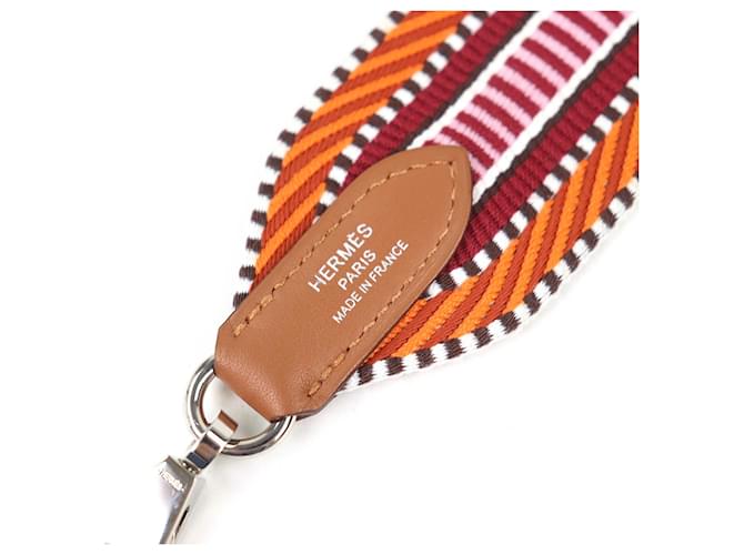 Hermès HERMES Cinghia a Spalla Sangle Caval D'oro Arancione - vista 5