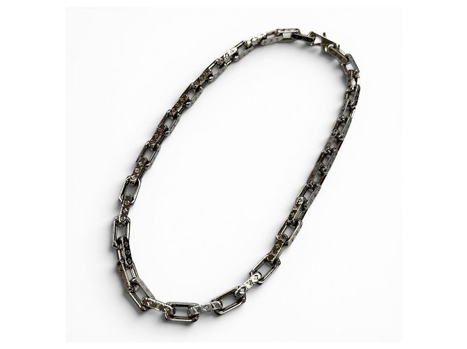 Collana Monogram Louis Vuitton Argento - vista 3