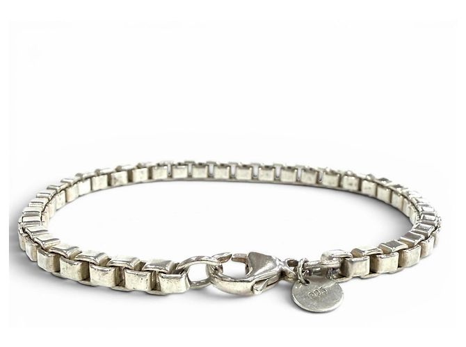 Tiffany & Co Bracciale charm a catena veneziana Tiffany Argento - vista 3