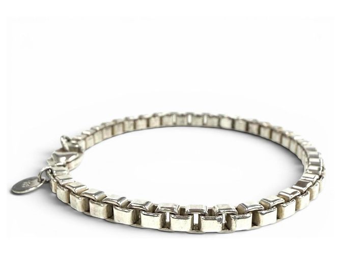 Tiffany & Co Bracciale charm a catena veneziana Tiffany Argento - vista 4
