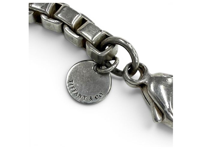Tiffany & Co Bracciale charm a catena veneziana Tiffany Argento - vista 8