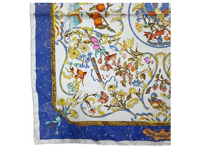 Bufanda de seda Carre 90 Pierres d’Orient et d’Occident de Hermès Multicolor - vista 4