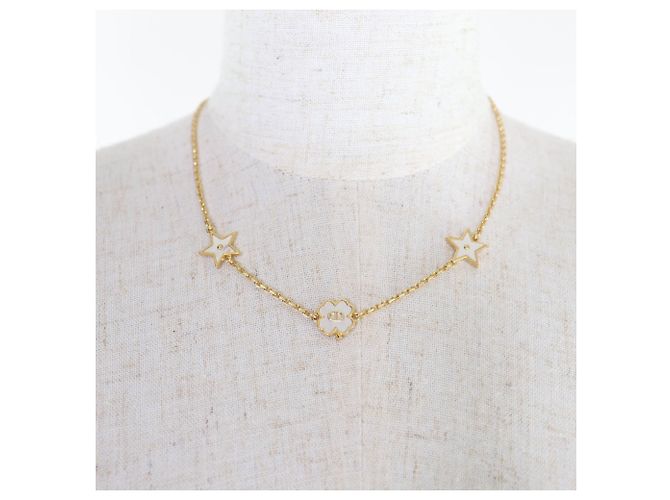 Collana Stella Quadrifoglio in Madreperla Christian Dior Destiny D'oro - vista 3