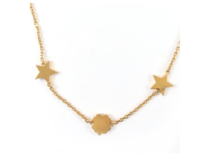 Collana Stella Quadrifoglio in Madreperla Christian Dior Destiny D'oro - vista 8
