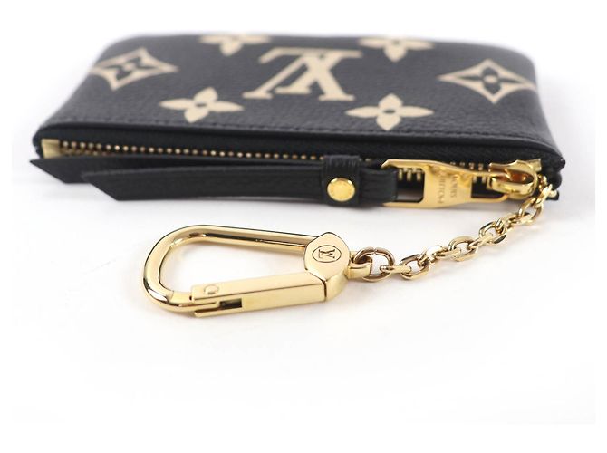Monedero de cuero Monogram Empreinte Louis Vuitton Negro Beige - vista 5