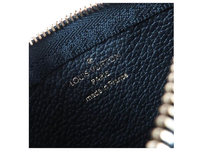 Monedero de cuero Monogram Empreinte Louis Vuitton Negro Beige - vista 9