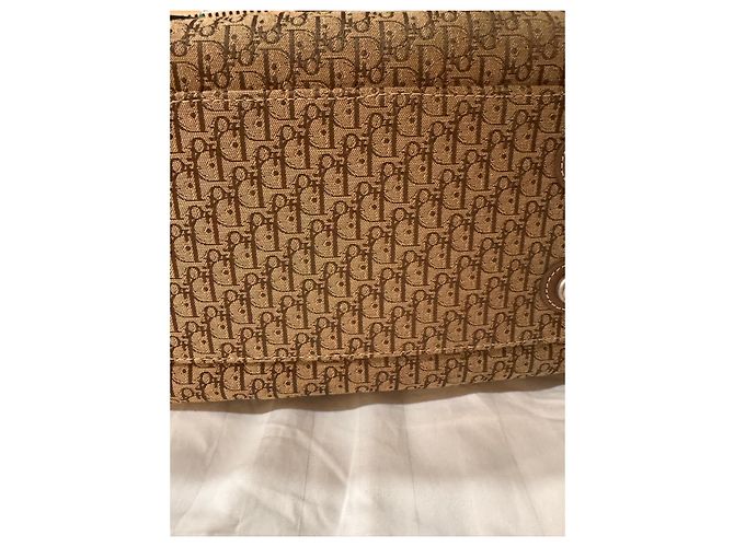 Borsa Boston Trotter Christian Dior Marrone - vista 13