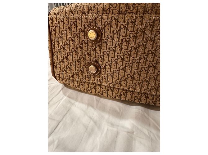 Borsa Boston Trotter Christian Dior Marrone - vista 16