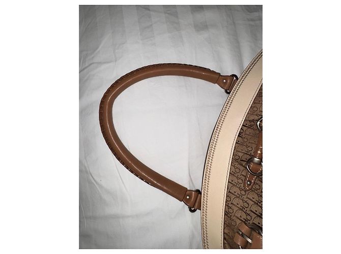 Borsa Boston Trotter Christian Dior Marrone - vista 4