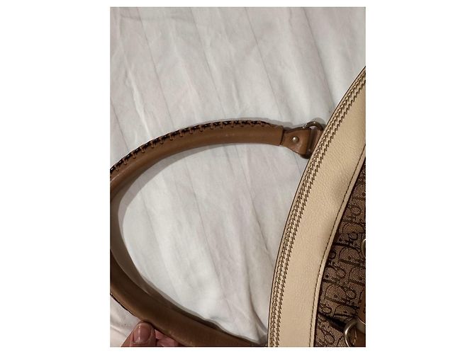 Borsa Boston Trotter Christian Dior Marrone - vista 7