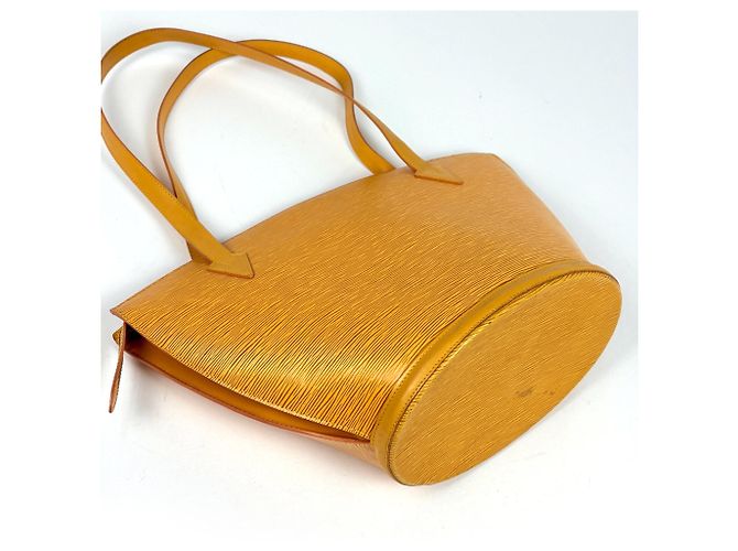 Saint Jacques Einkaufstasche aus Epi-Leder von Louis Vuitton Gelb - Ansicht 2