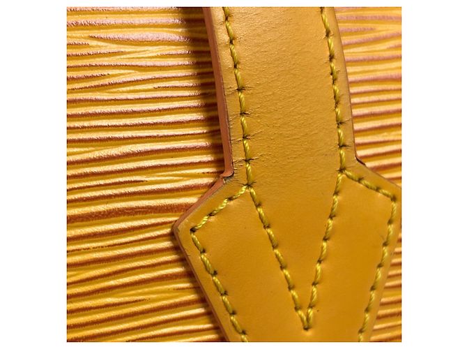 Saint Jacques Einkaufstasche aus Epi-Leder von Louis Vuitton Gelb - Ansicht 6