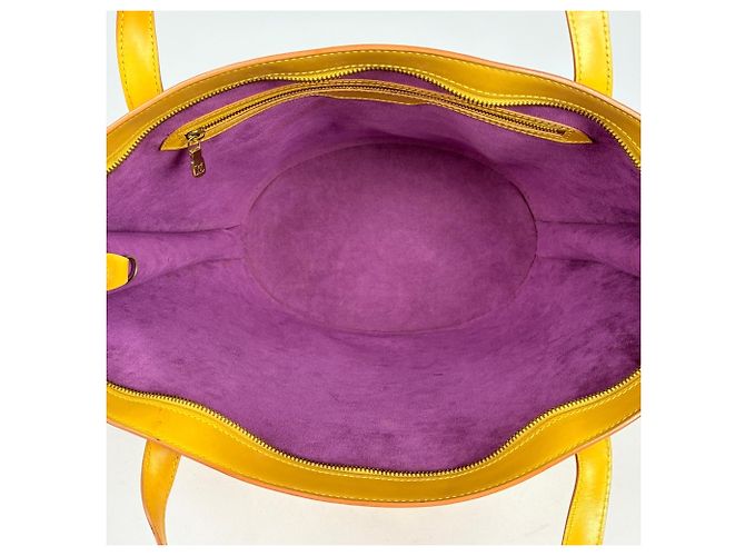 Saint Jacques Einkaufstasche aus Epi-Leder von Louis Vuitton Gelb - Ansicht 9