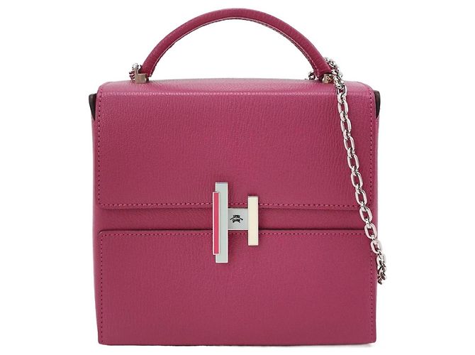 Borsa Hermès Cinthetic Box L3 Rossa in pelle di capra - vista 3