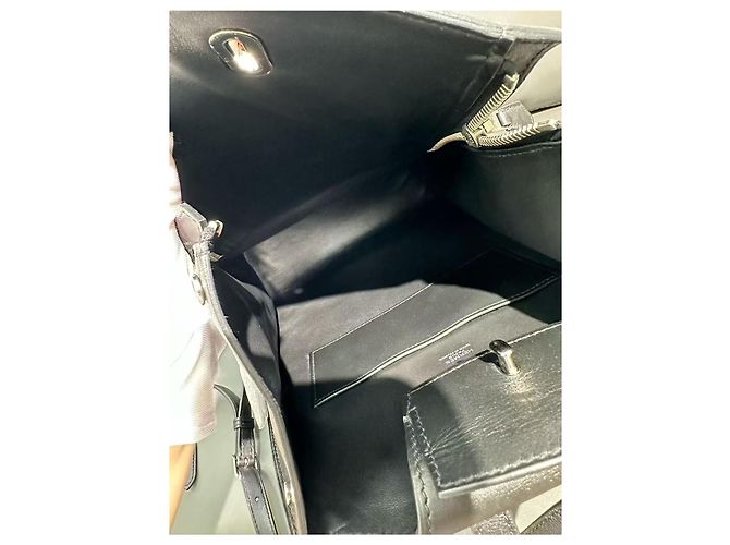 Zaino Hermès Love GR24 in pelle Evercolor nera Nero - vista 2
