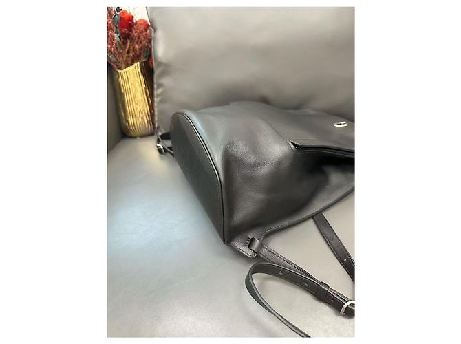 Zaino Hermès Love GR24 in pelle Evercolor nera Nero - vista 4