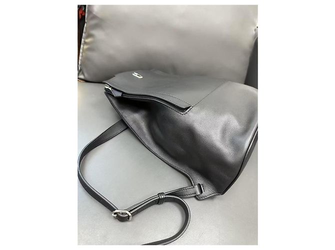Zaino Hermès Love GR24 in pelle Evercolor nera Nero - vista 5