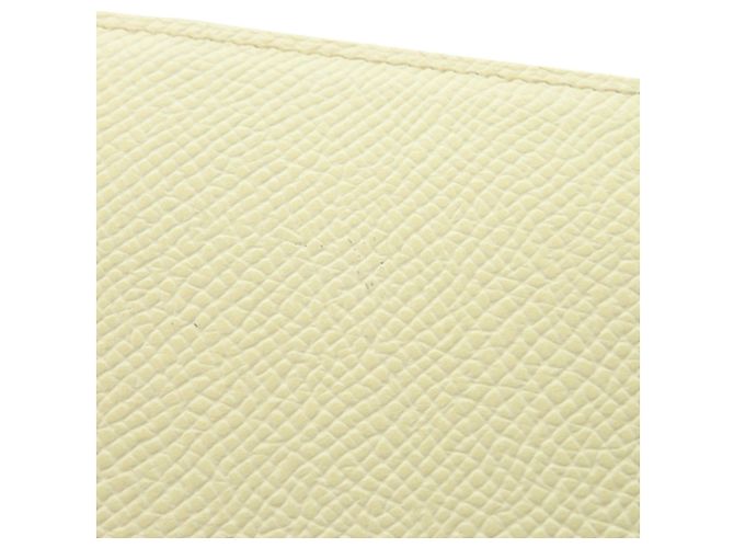 Portamonete in seta Azap di Hermès in beige - vista 8