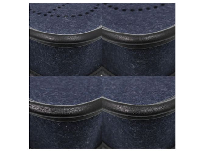 Evelyne TPM Schultertasche von Hermès Schwarz Blau - Ansicht 5