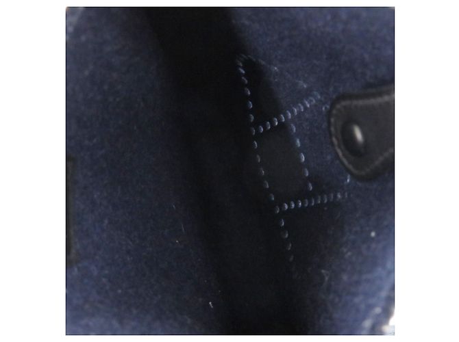 Evelyne TPM Schultertasche von Hermès Schwarz Blau - Ansicht 6